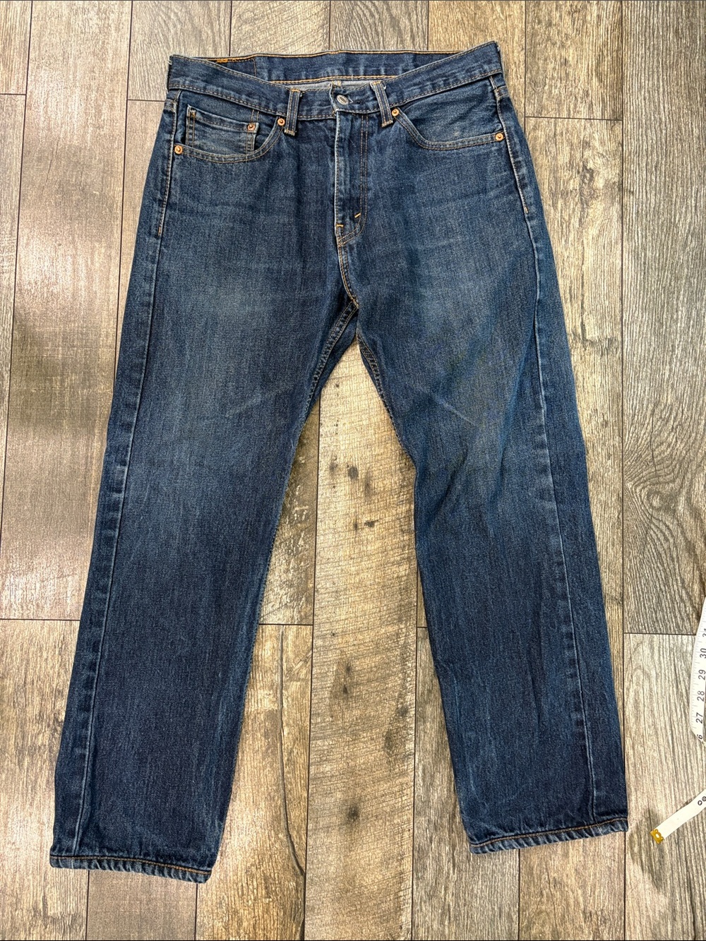 Levi's Men's Indigo Blue Straight Jeans